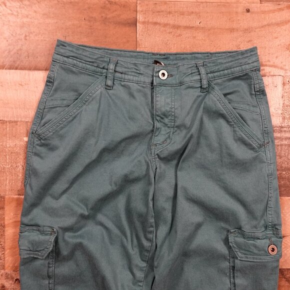 Kuhl Kultivatr Kargo Crop Pants Women’s Size 6 Everglade Teal - Picture 2 of 14